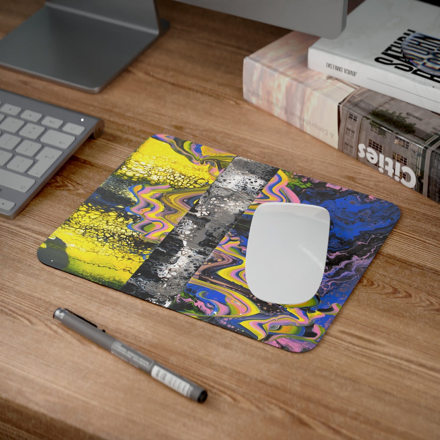 Boids Desk Mouse Pad